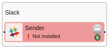 Not installed plugin status